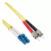 InLine šviesolaidinis dvipusis kabelis LC/ST 9/125µm OS2 10m