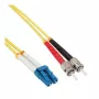InLine šviesolaidinis dvipusis kabelis LC/ST 9/125µm OS2 10m
