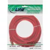 InLine Patch Laidas S/FTP PiMF Cat.6 250MHz PVC varis raudonas 10m