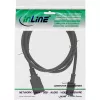 InLine maitinimo adapterio laidas, IEC-60320 C20 į C13, 3x1,5mm², maks. 10A, 0,5m