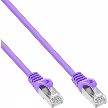 InLine Patch Laidas SF/UTP Cat.5e violetinis 0,3 m