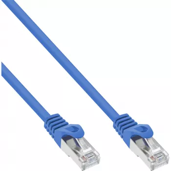 InLine Patch Laidas SF/UTP Cat.5e mėlynas 0,3 m