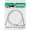 InLine Patch kabelis, S/FTP (PiMf), Cat.8.1, 2000MHz, halogen-free, pilkas, 0,5m