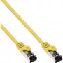 InLine Patch laidas, S/FTP (PiMf), Cat.8.1, 2000MHz, halogen-free, geltonas, 5m