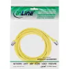 InLine Patch laidas, S/FTP (PiMf), Cat.8.1, 2000MHz, halogen-free, geltonas, 5m