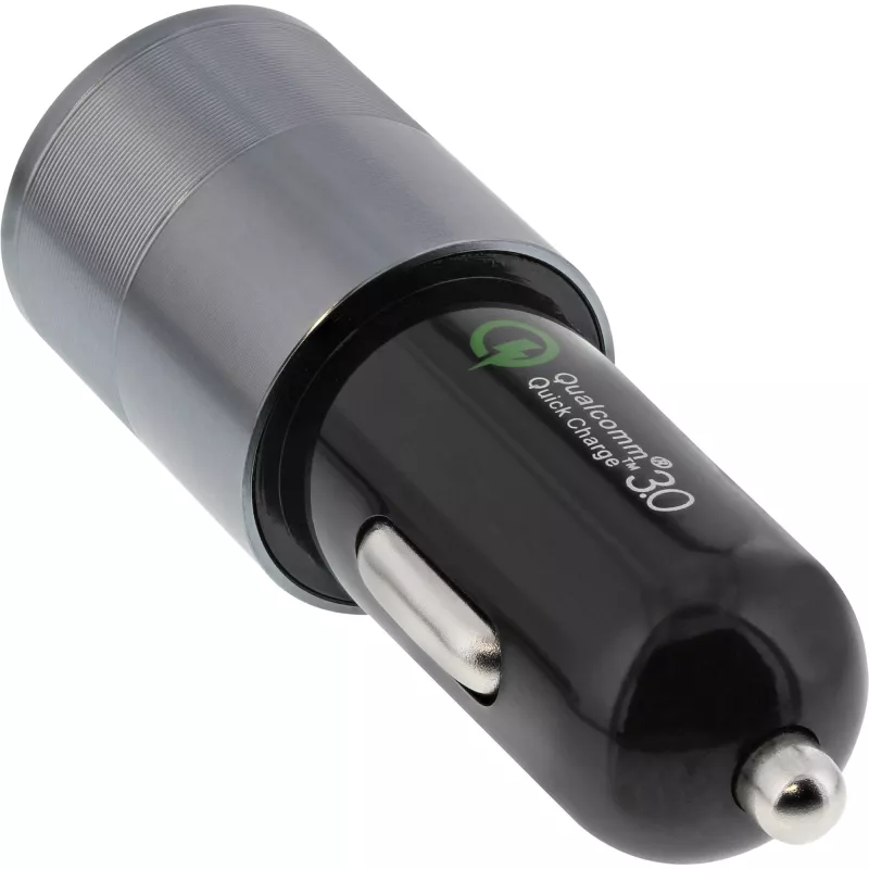 InLine USB automobilinis įkroviklis su Quick Charge 3.0, juodas