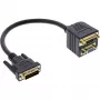 Adapterinis DVI-I kabelis InLine 17301 DVI-I kištukas / DVI-I lizdas + S-VGA lizdas