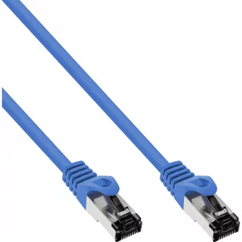 InLine Patch Laidas S/FTP PiMF Cat.8.1 halogen-free 2000MHz mėlynas, 2m