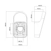InLine Universalus EV krovimo laido laikiklis juodas 117x95x213 mm