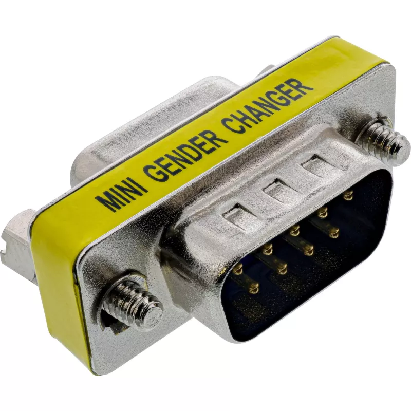 InLine Mini Gender Changer 9 kontaktų serialinis vyriškas / moteriškas