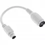 InLine klaviatūros adapterio laidas 5 kontaktų DIN lizdas / PS/2 kištukas ~10 cm