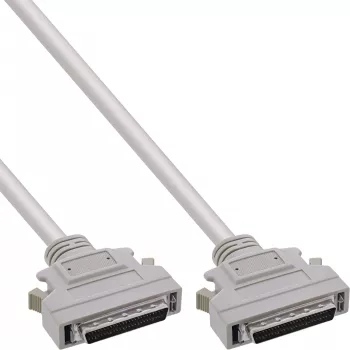 InLine SCSI II kabelis 50 kontaktų Mini D-sub kištukas / kištukas 1 m smėlio spalvos