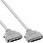 InLine SCSI II kabelis 50 kontaktų Mini D-sub kištukas / kištukas 1 m smėlio spalvos