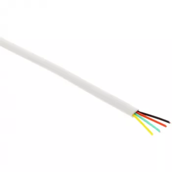 InLine modulinis 4 gyslų juostinis kabelis baltas 100 m rietė