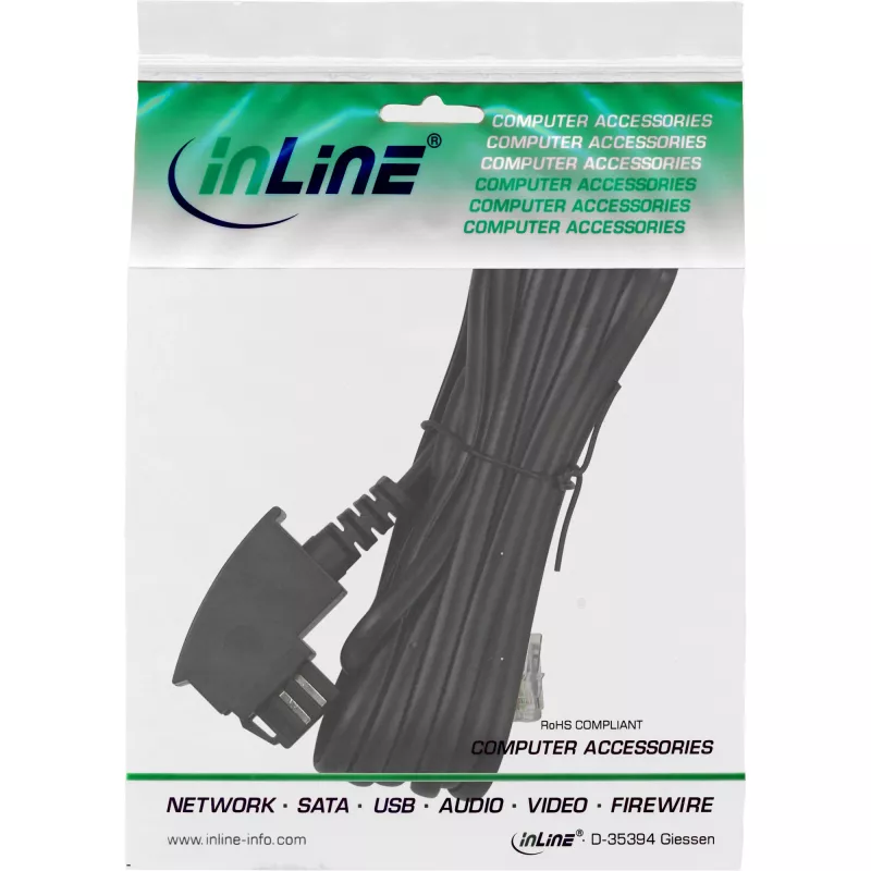InLine TAE-N laidas, TAE-N / RJ11 6P4C, 3 m
