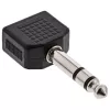 InLine garso adapteris 6,3 mm stereo kištukas / 2× 3,5 mm stereo lizdai