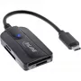 InLine kortelių skaitytuvas USB 3.1 USB-C, SD/SDHC/SDXC, microSD, suderinamas su UHS-II
