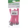 InLine® kabelių raiščiai su lipnia juostele 20 x 200 mm, 10 vnt., rožiniai