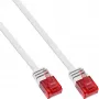 InLine Flat Ultraslim Patch Cable U/UTP Cat.6 Gigabit ready baltas 3 m