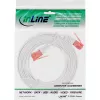 InLine Flat Ultraslim Patch Cable U/UTP Cat.6 Gigabit ready baltas 3 m