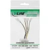 Maitinimo adapterio laidas Molex InLine 33341A 0,05 m 4x ventiliatoriaus jungtis