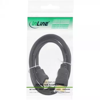 InLine HDMI mini laidas, High Speed HDMI, AM/CM, auksuoti kontaktai, 1,5 m