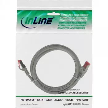 InLine Patch kabelis S/FTP PiMF Cat.6 250MHz PVC CCA pilkas 2m