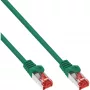 InLine Patch kabelis S/FTP PiMF Cat.6 250MHz PVC CCA žalias 0,25m
