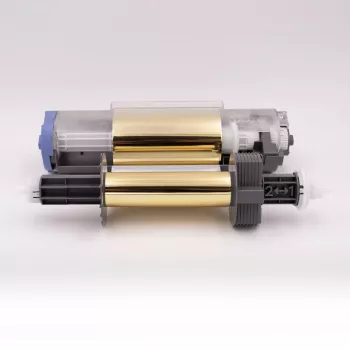 Brother HFA110GD spausdinimo plėvelė Laser Gold 11,1 cm plotis 120 m ilgis