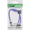 InLine Audio Cable Premium 2x RCA moteriška / 3,5 mm vyriška auksuota 0,25 m