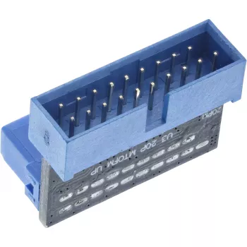 InLine USB 3.0 vidinis adapteris, lizdas į kištuką, kampuotas į viršų, 33448O