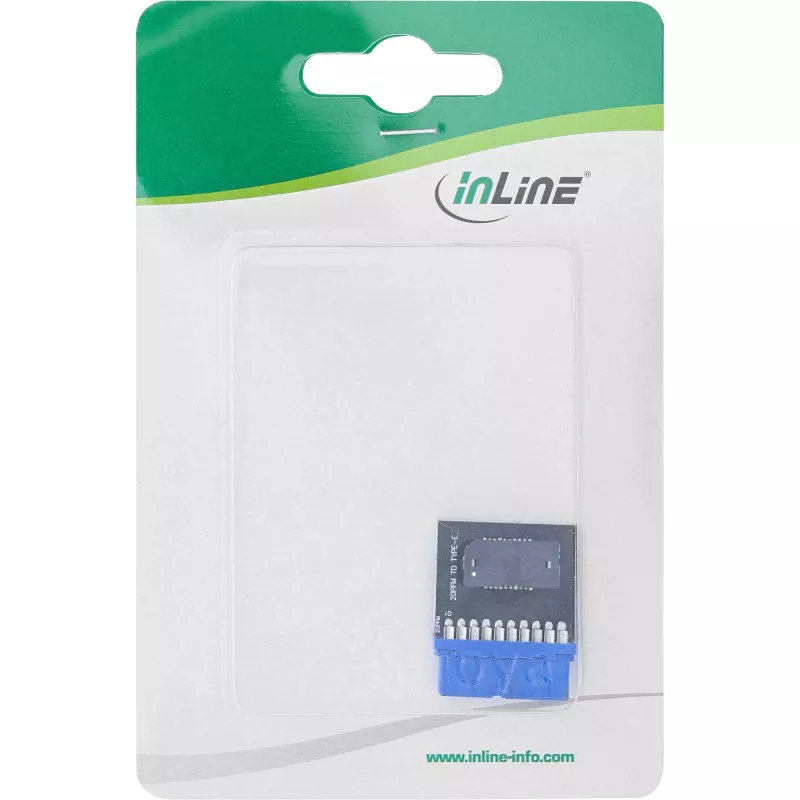 InLine USB 3.0 į USB 3.1 priekinio skydelio Key-B adapteris vidinis, daugiaspalvis