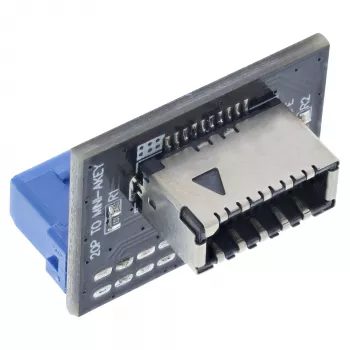 InLine USB 3.0 į USB 3.1 priekinio skydelio Key-A adapteris tiesus vidinis