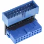 InLine USB 3.0 vidinis adapteris, patinas / patelė, jungtis nulenkta žemyn