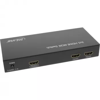 InLine HDMI jungiklis 3 IN į 1 OUT 4K2K 3D HD Audio