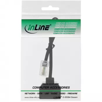 InLine ISDN skirstytuvas 1x RJ45 M / 2x RJ45 F, 8P4C be rezistorių