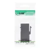 InLine USB 3.1 Snap-In modulis, USB-A F/F, juodas korpusas