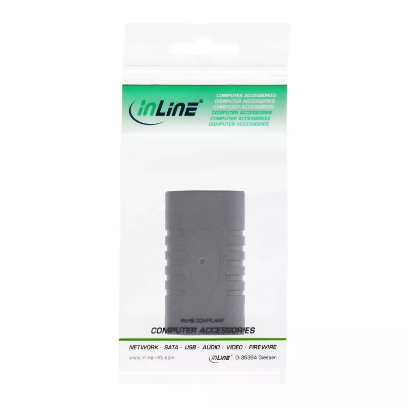 USB 3.2 Gen.2 adapteris InLine 35808 USB-C (vyriškas) / USB-C (moteriškas)
