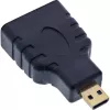 InLine HDMI adapteris HDMI A lizdas / HDMI D kištukas, 4K/60Hz, auksuoti kontaktai