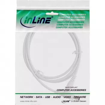 InLine 26855E DC prailginimo kabelis, kištukas / lizdas 5,5x2,1 mm, baltas, 0,5 m