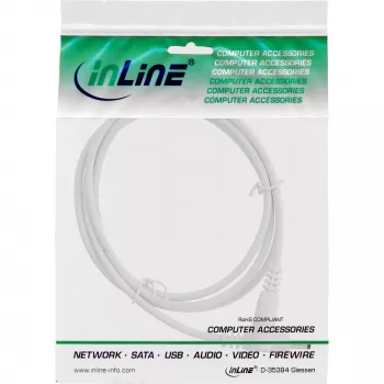 Ilginimo laidas DC InLine 26855D 0,5m vyriškas/moteriškas 4,0x1,7mm baltas