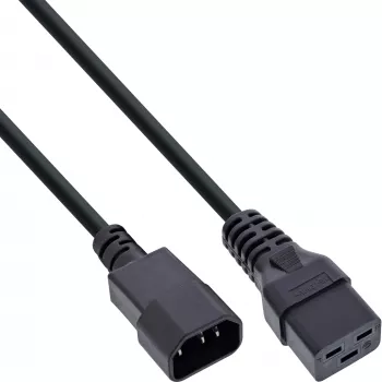 InLine maitinimo adapterio laidas, IEC-60320 C14 į C19, 3x1,5 mm², maks. 10 A, 2 m