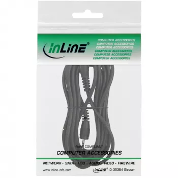 InLine garso kabelis 2,5 mm stereo kištukas / kištukas 3 m