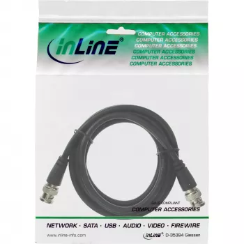 BNC vaizdo kabelis RG59 75 Ohm 2m InLine 10802