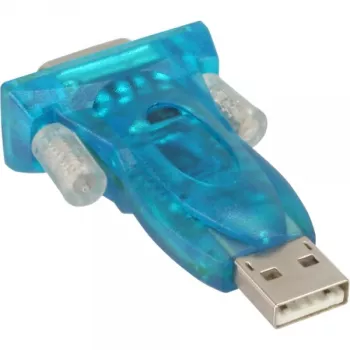 InLine USB į RS232 adapteris, USB A į 9 kontaktų Sub-D, USB prailginimas 0,8 m