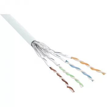 Laidas Patch InLine S/FTP PiMF Cat.6 AWG27 PVC CU 100 m, baltas