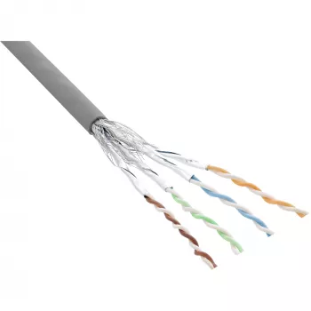 InLine Patch kabelis S/FTP PiMF Cat.6 pilkas AWG27 PVC CU 100 m