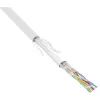 InLine Patch Cable SF/UTP Cat.5e AWG26 CCA PVC baltas 100 m