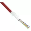 InLine Patch kabelis SF/UTP Cat.5e AWG26 CCA PVC raudonas 100 m