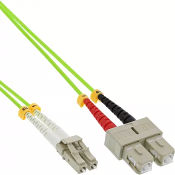 InLine Fiber Optical Duplex Cable LC/SC 50/125µm OM5 7,5 m